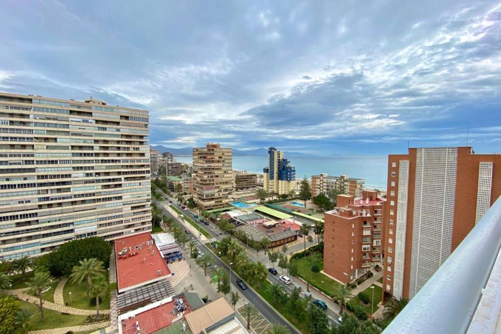 T Hercules Apto 6 Pax Vistas Al Mar, Aire Ac Wifi Inmo Leo Playa De San Juan Alicante Exterior photo